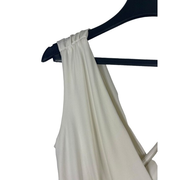 VTG 90s Bmoss Stretch Color Block V-neck A-line Sleeveless Dress S - Picture 4 of 11